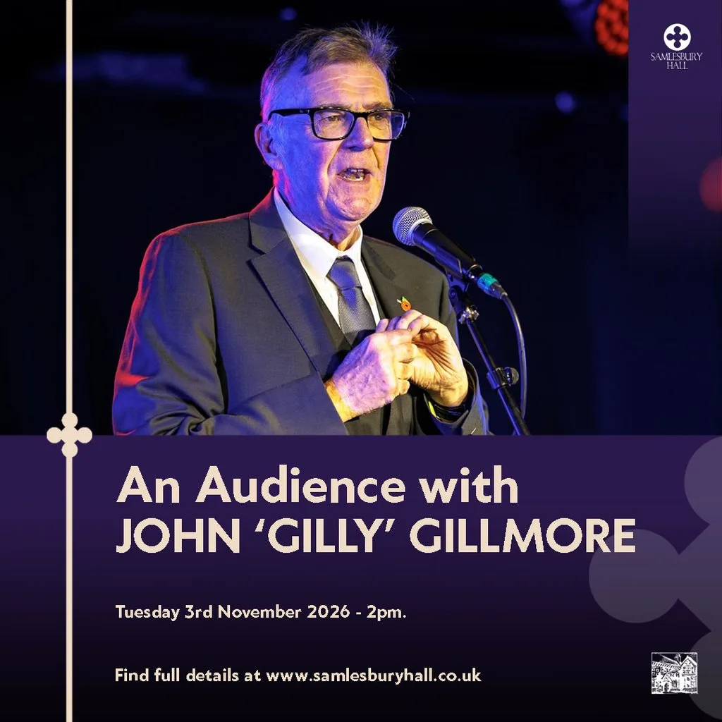 An Audience with John 'Gilly' Gillmore at Samlesbury Hall