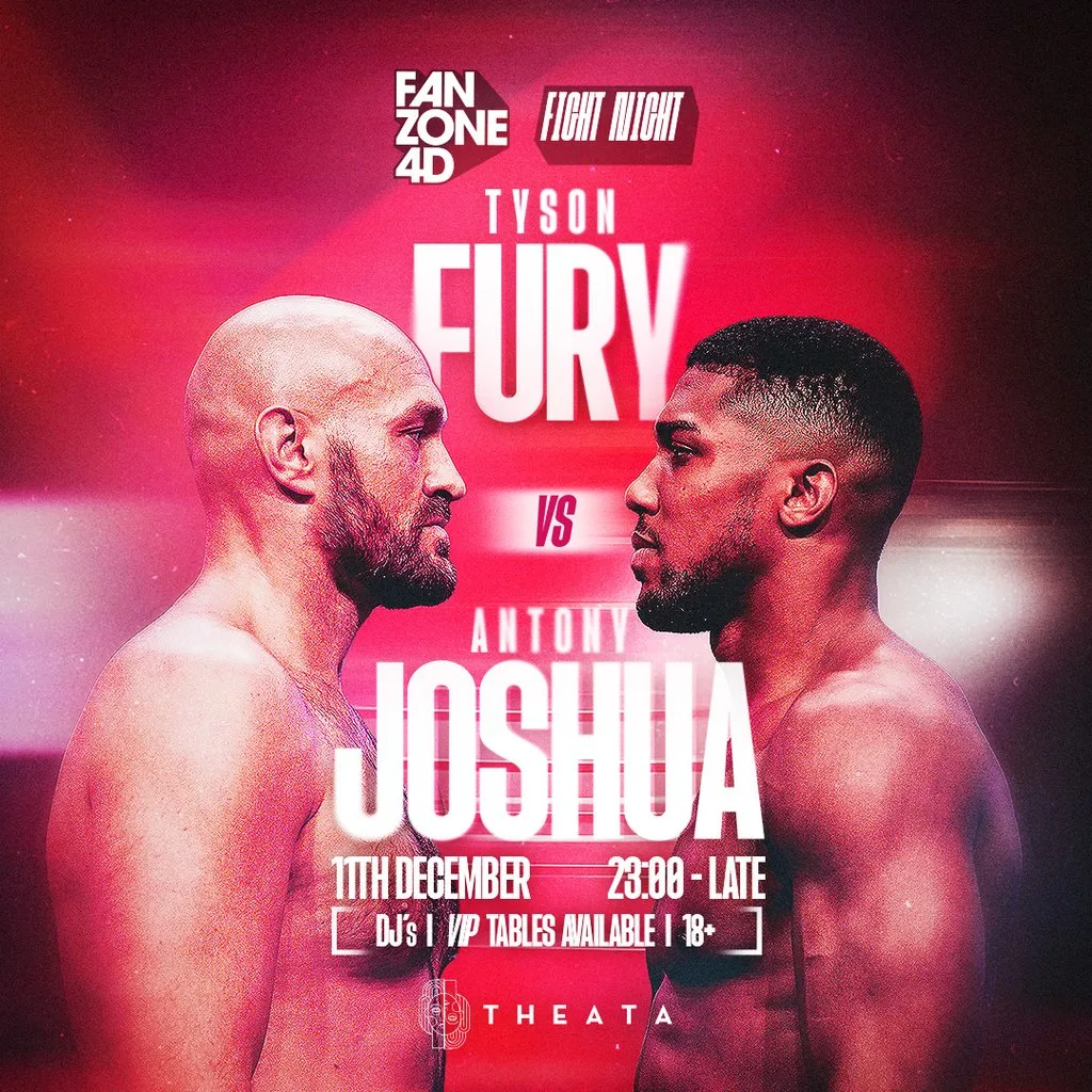 Fight Night Screening: Fury Vs Joshua at THEATA