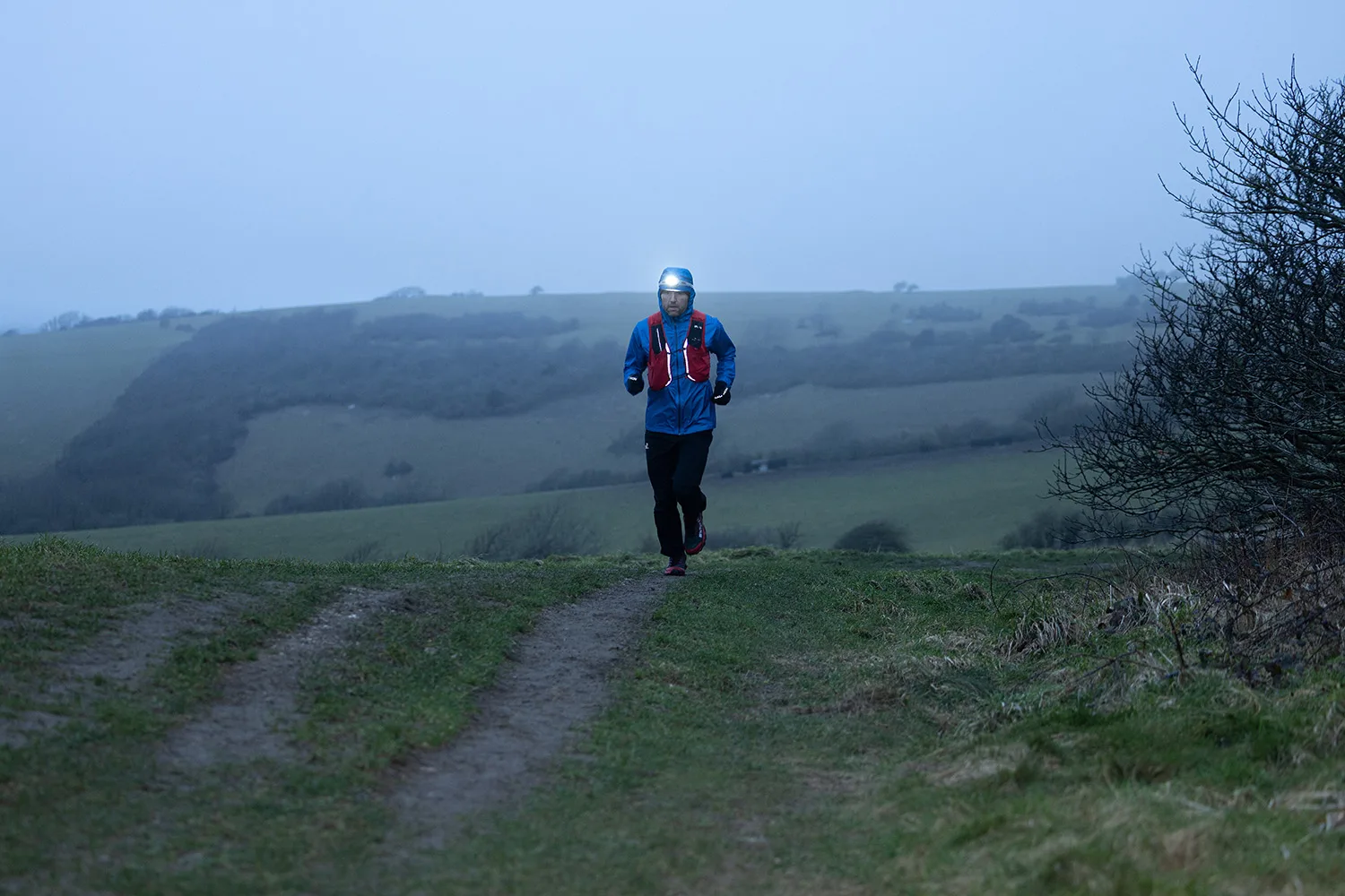 Winter on the Downs at East Dean Village Hall