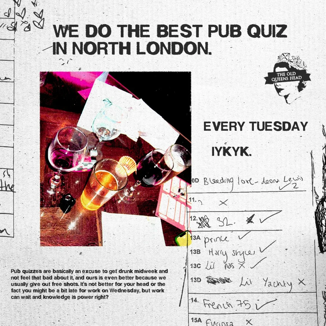 The Pub Quiz at The Old Queens Head