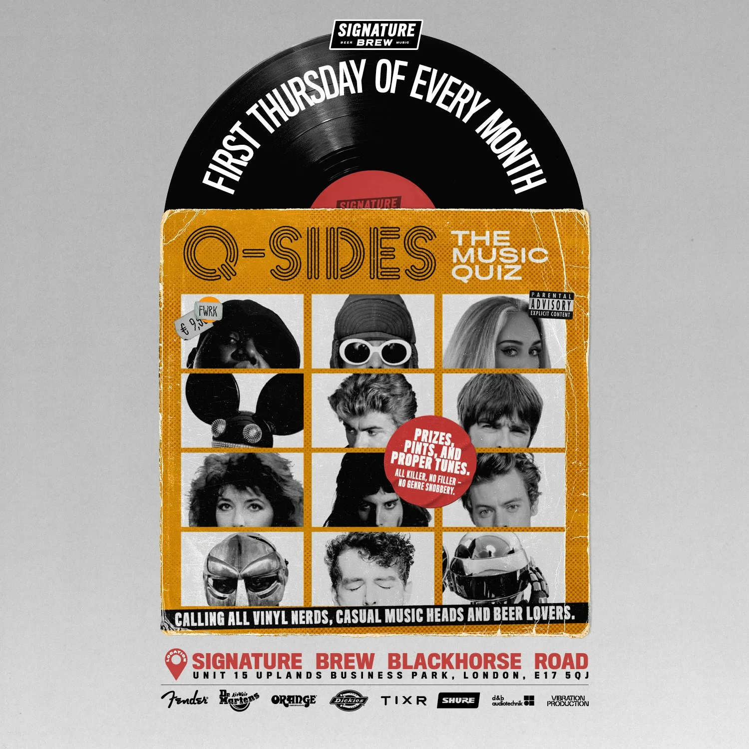 Q-SIDES: The Music Quiz at Signature Brew Blackhorse Road