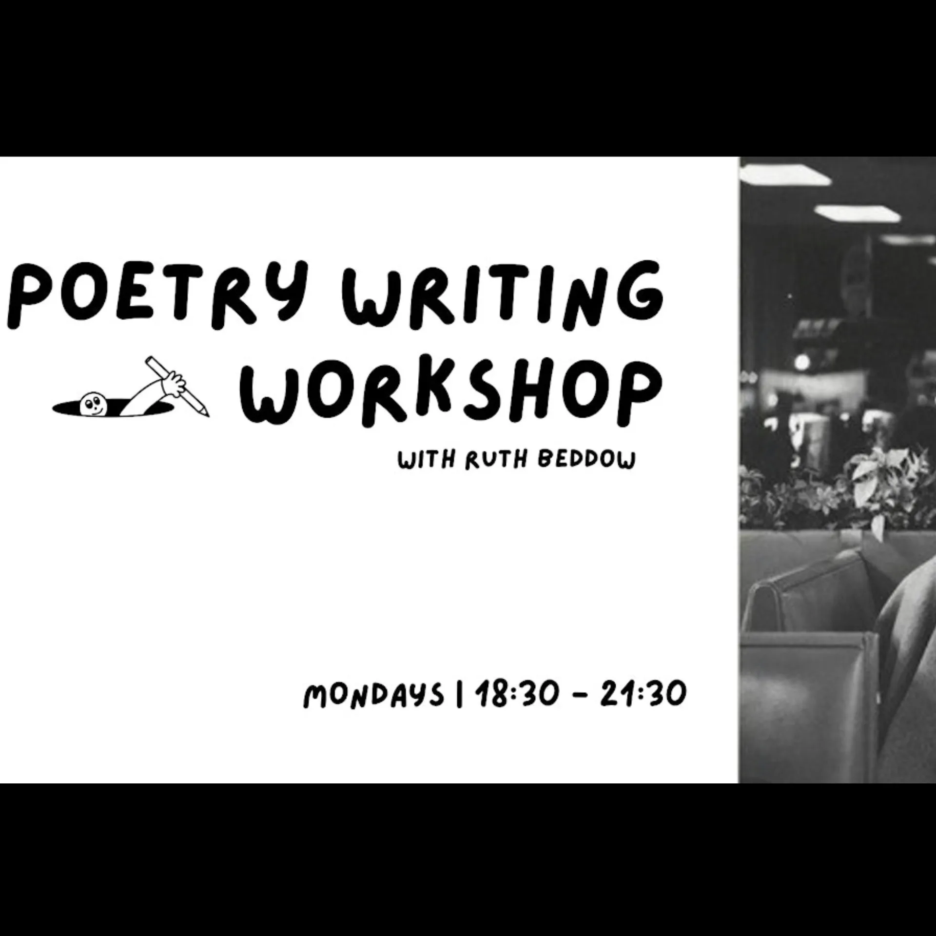 Poetry Workshop- Writing Sideways at Morocco Bound Bermondsey