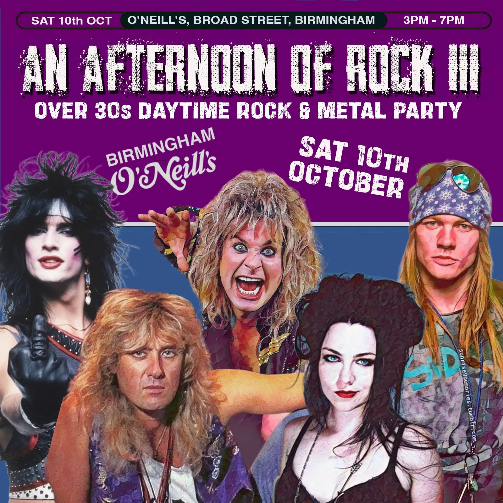 Afternoon of Rock: BIRMINGHAM (Over 30s Only) at O'Neill'S Broad Street