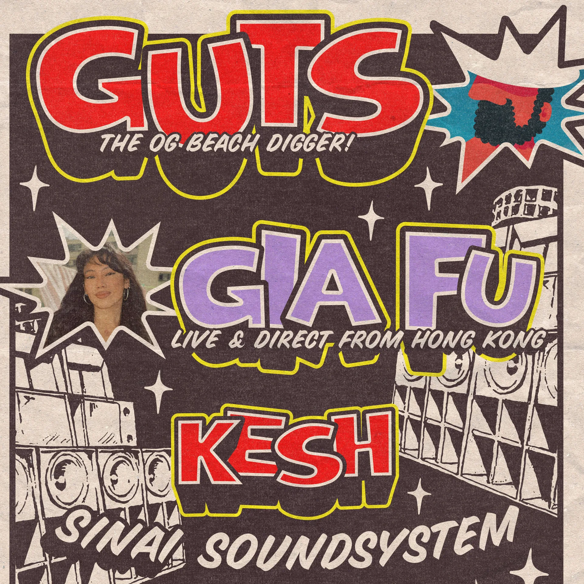 Sinai Sound ft Guts / Gia Fu / Kesh + Popola at The Boxing Gym