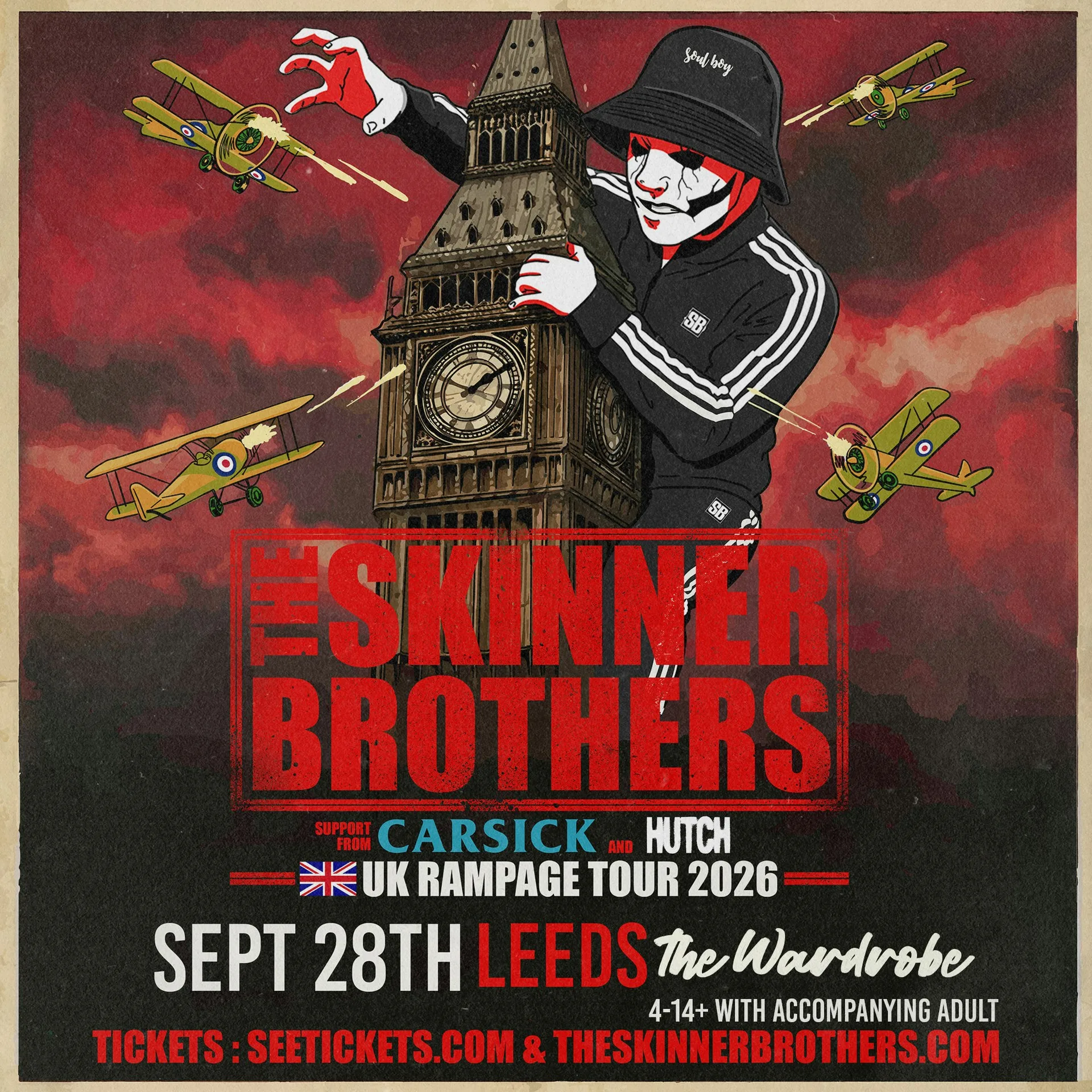 The Skinner Brothers - Rampage Tour at The Wardrobe