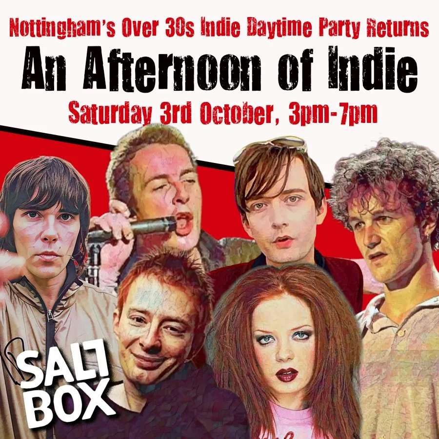 An Afternoon of Indie NOTTINGHAM (30+ Only) at Saltbox Bar