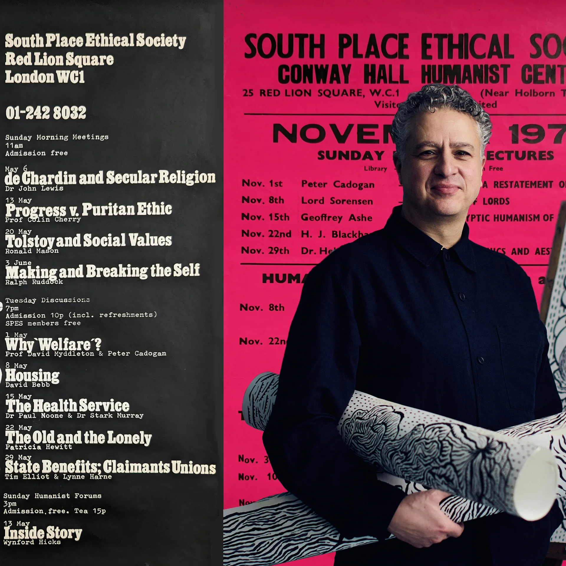Radical Poster Design with Craig Yamey at Conway Hall