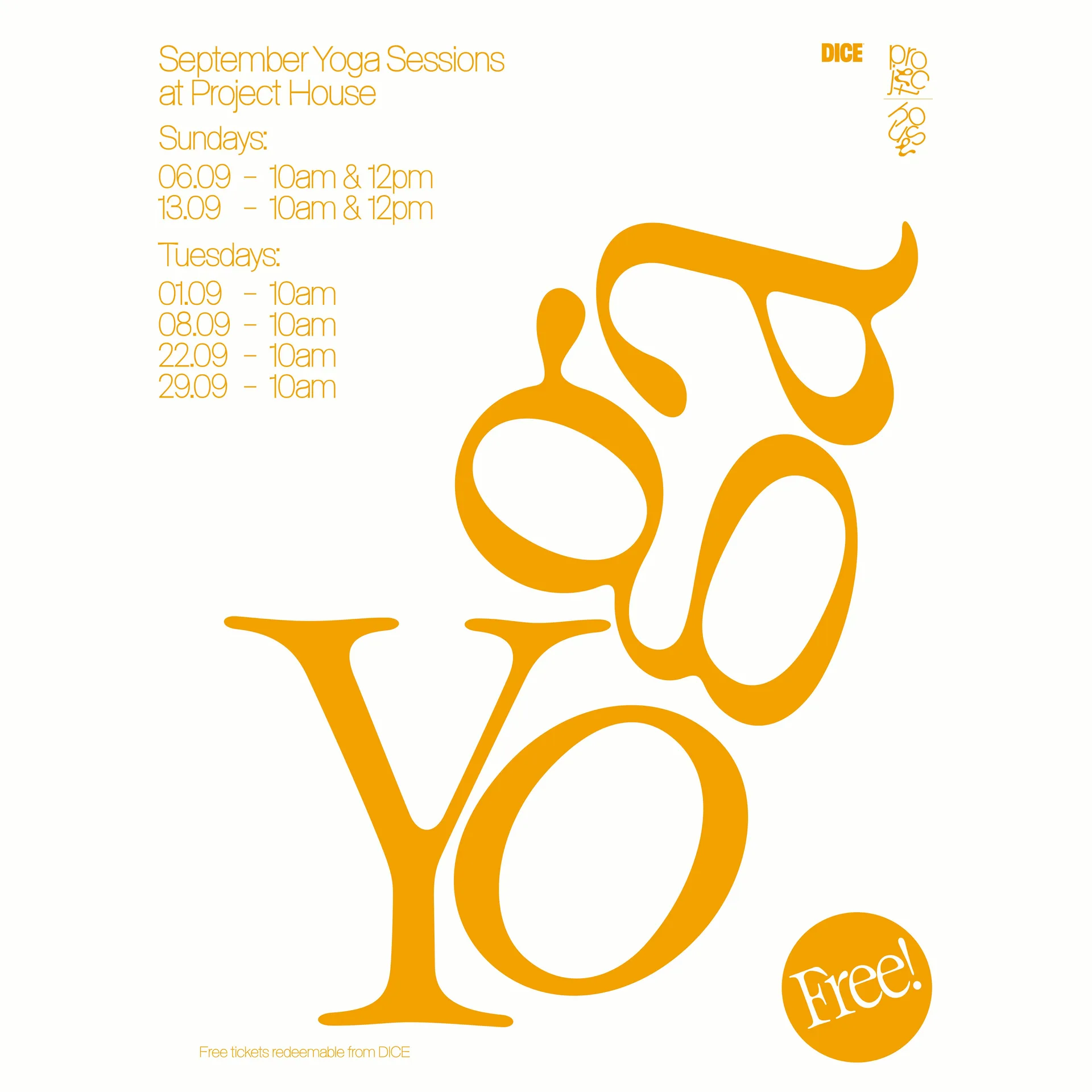 Midweek Yoga at PROJECT HOUSE