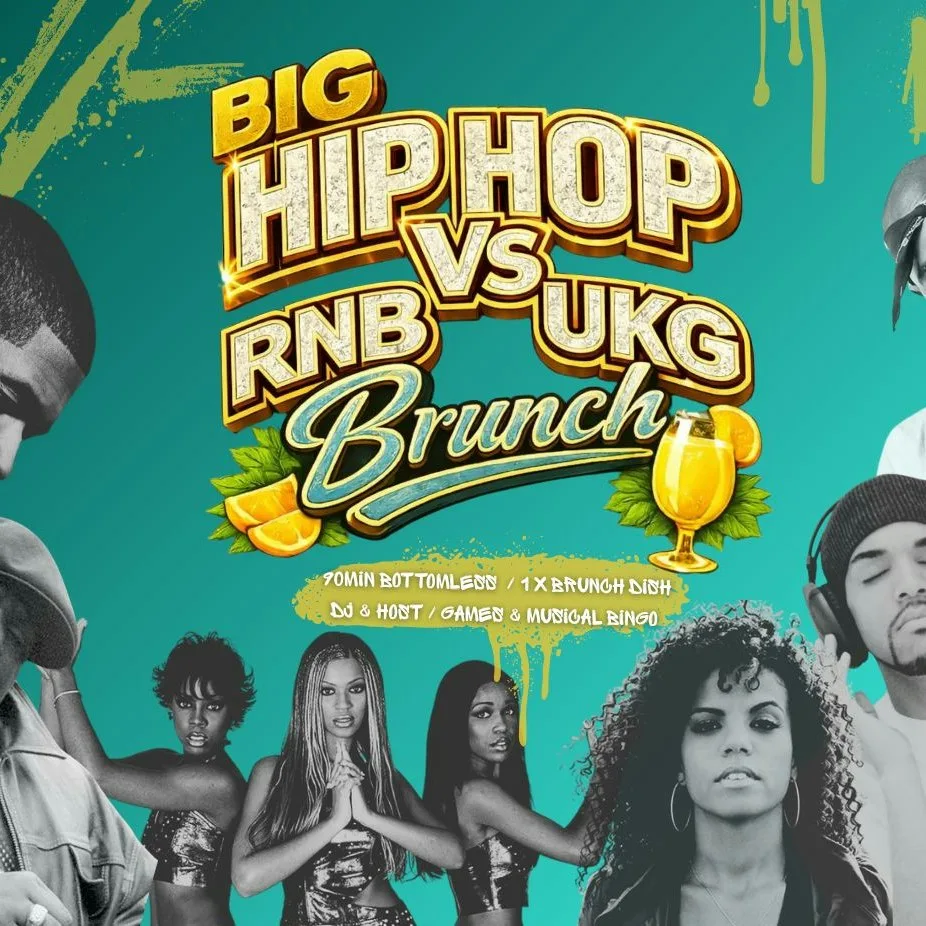 Big Hip-Hop, RnB, and UKG Bottomless Brunch at Big Belly Bar & Comedy Club London (Southbank)