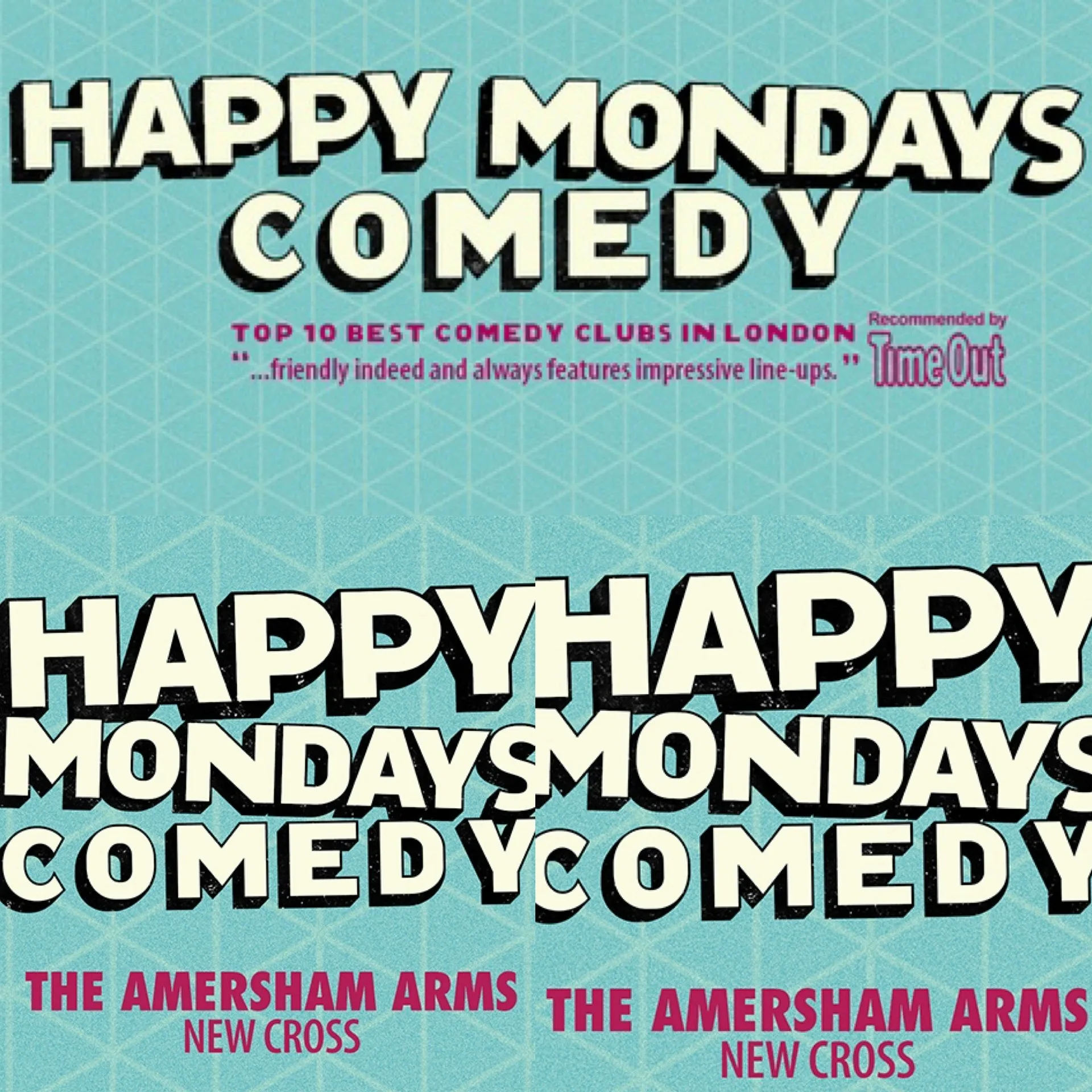 Happy Mondays Comedy @ The Amersham Arms New Cross at Amersham Arms