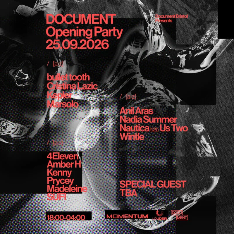 Document Opening Party: Marsolo, bullet tooth ++ at Document Bristol