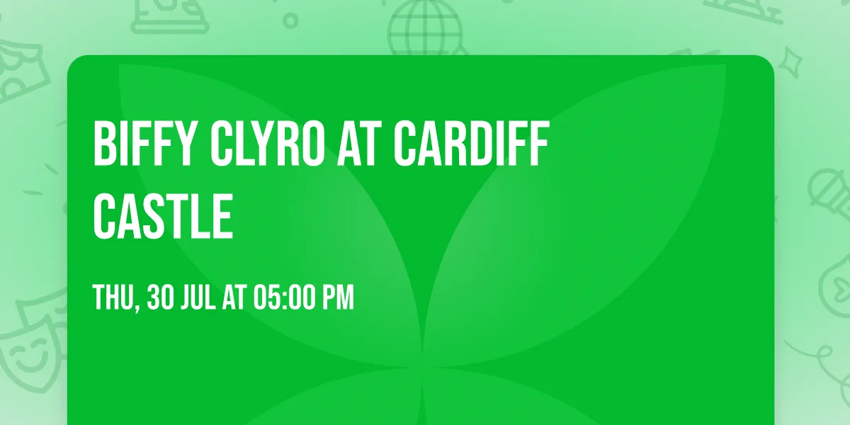 Biffy Clyro at Cardiff Castle