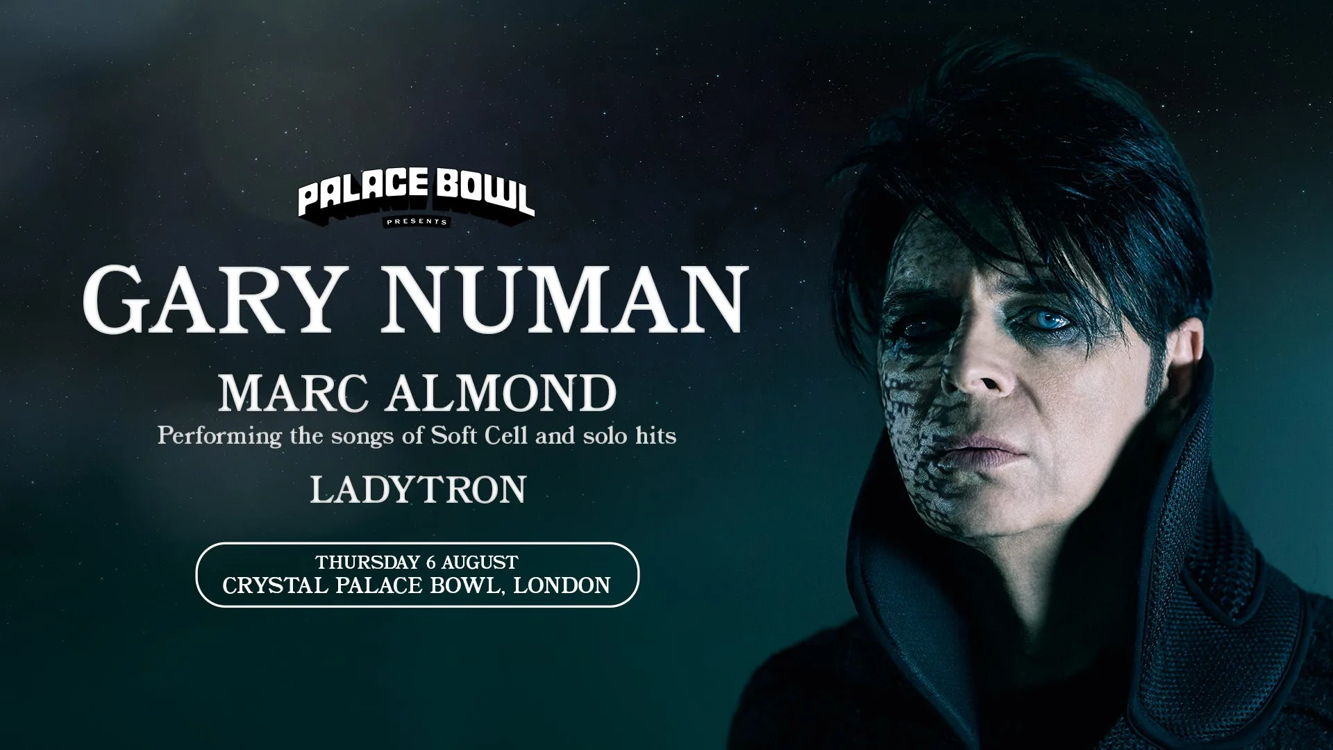 Gary Numan at Crystal Palace Bowl