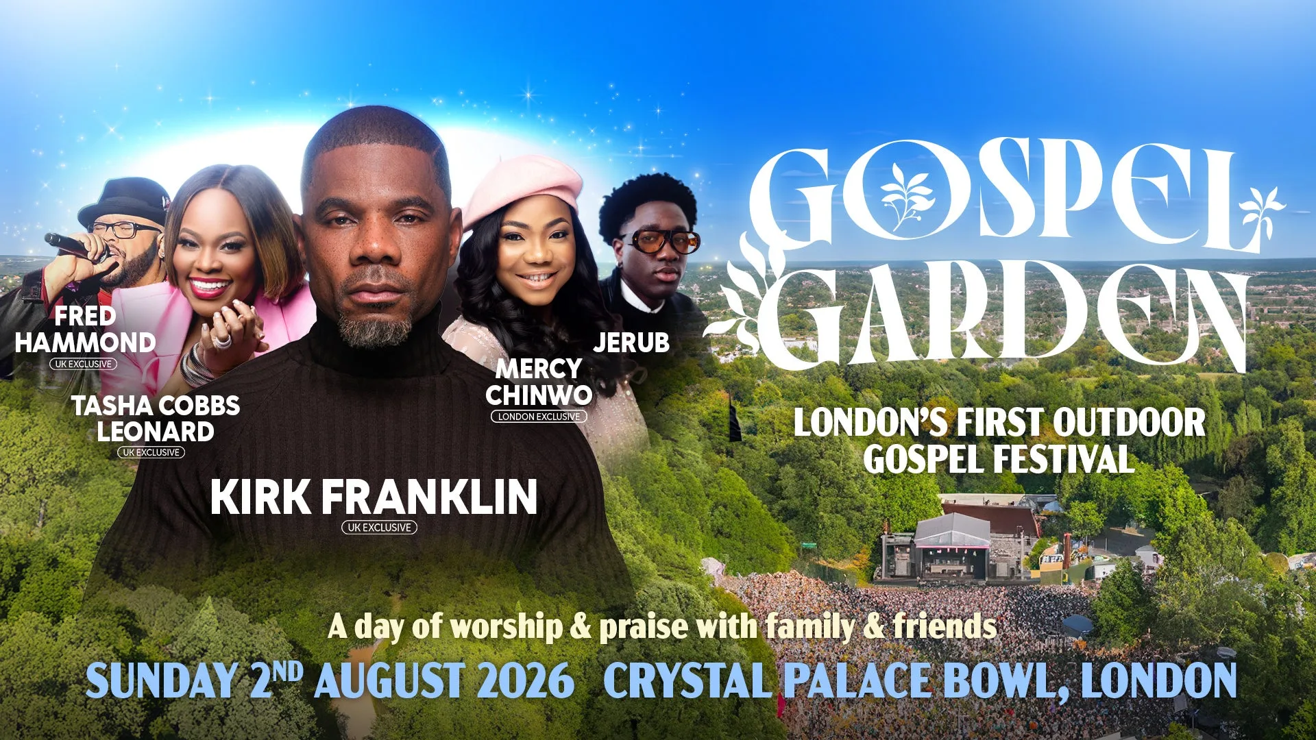 Gospel Garden presents Kirk Franklin at Crystal Palace Bowl
