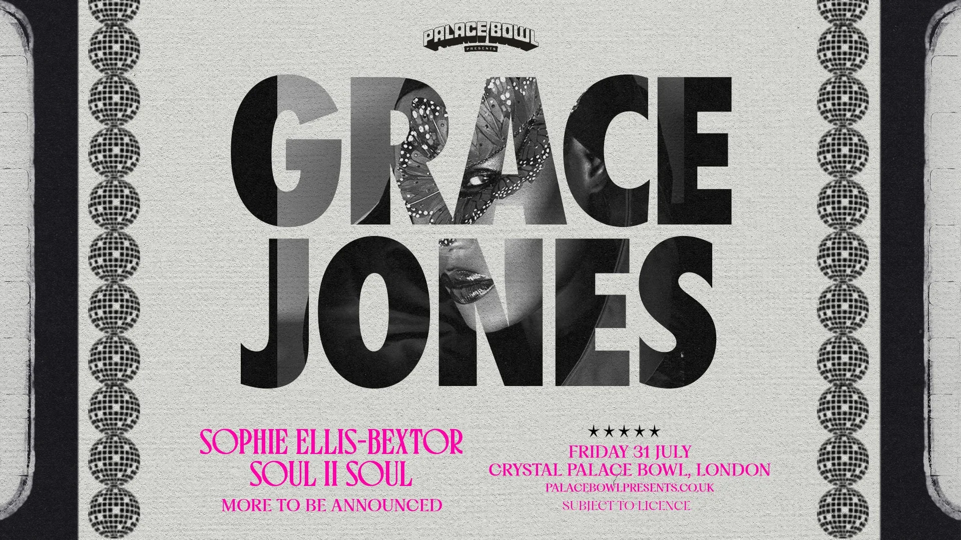 Grace Jones at Crystal Palace Bowl