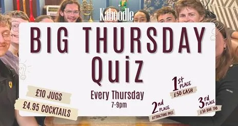 Big Thursday Quiz at Kaboodle Bar & Entertainment Venue