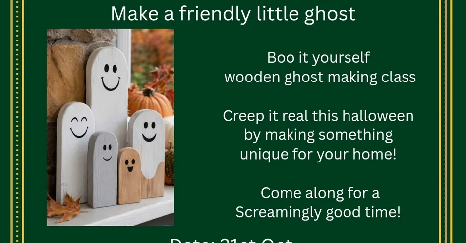 Spook-tacular wood work at unit 6