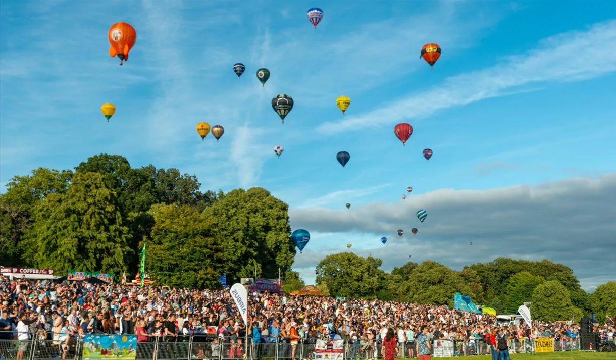 Bristol International Balloon Fiesta at Ashton Court Estate, Long Ashton