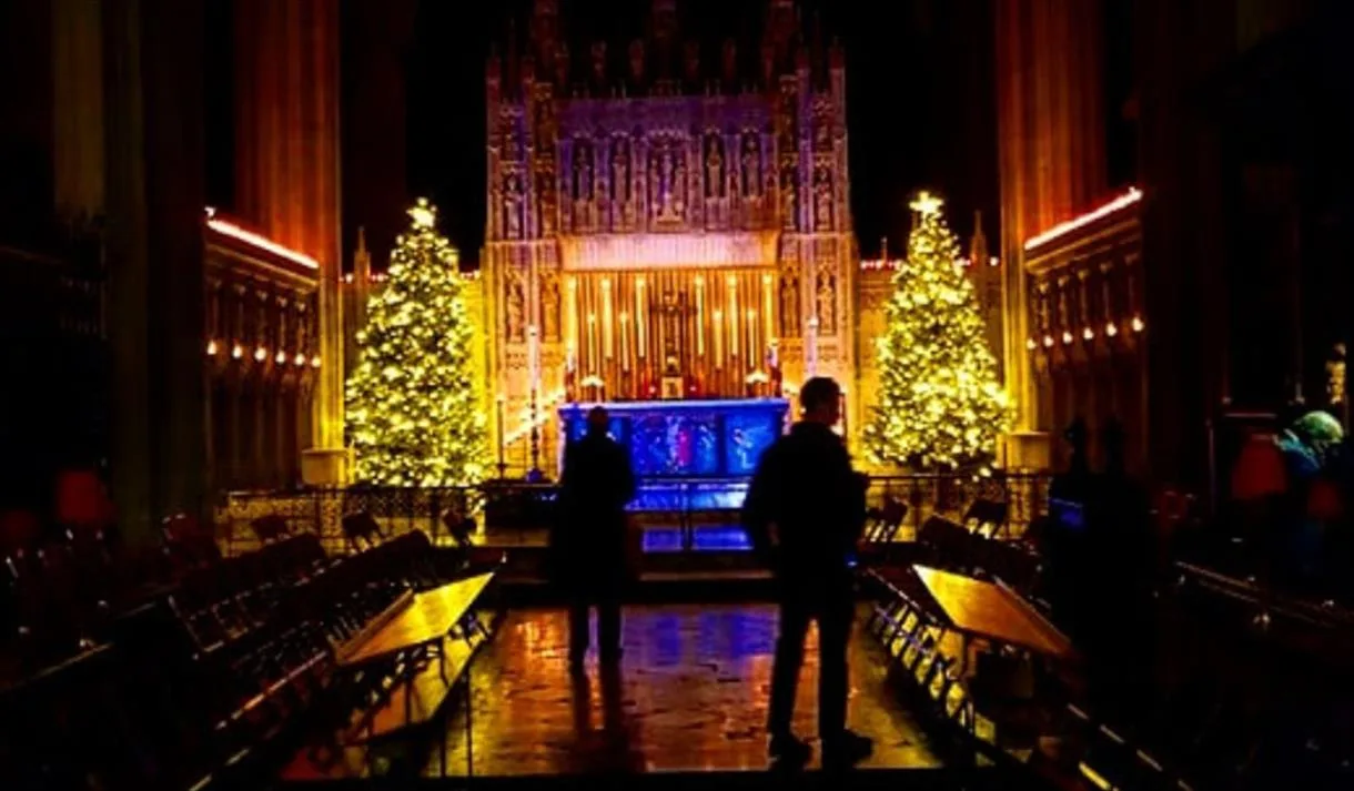 Midnight Mass at Bristol Cathedral at Bristol Cathedral