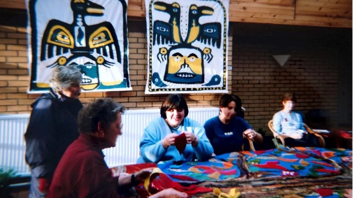 Making a Quilt Panel at Tramway