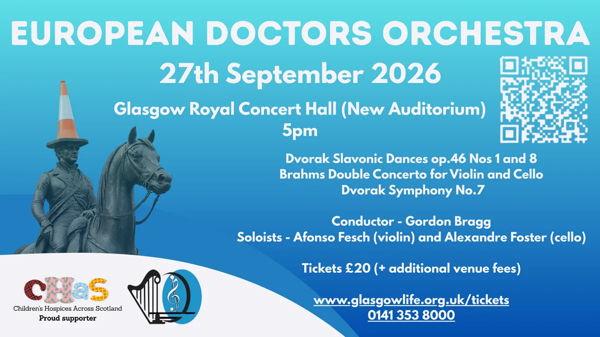 European Doctors Orchestra at Glasgow Royal Concert Hall, New Auditorium