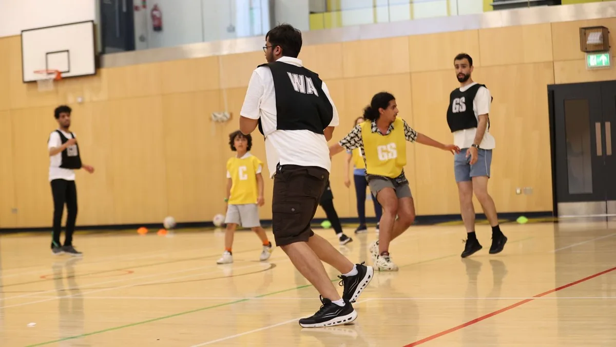 Seham & Najma, Glasgow University Netball Club & University of Glasgow and Community Info Source: Game for Change: Building Community Through Netball at Glasgow University Netball Club, Stevenson Building