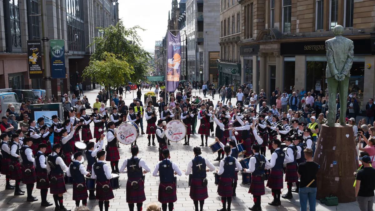 Piping Live! on Sauchiehall Street
