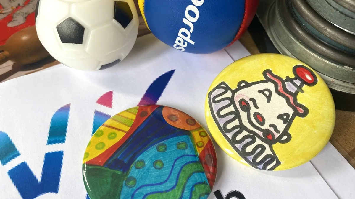 Family Workshop: Commonwealth Games Badge Making at Kelvin Hall