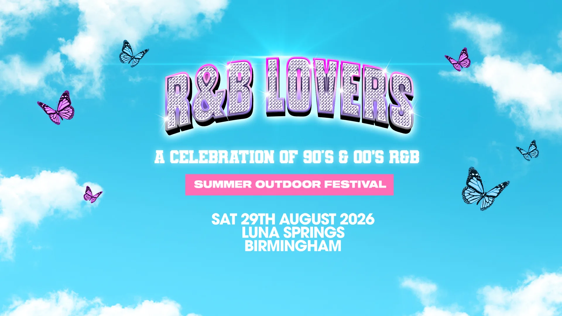 R&B Lovers - Saturday 29th August - Luna Spring [PRE-SALE DISCOUNTED TICKETS ON SALE NOW!]