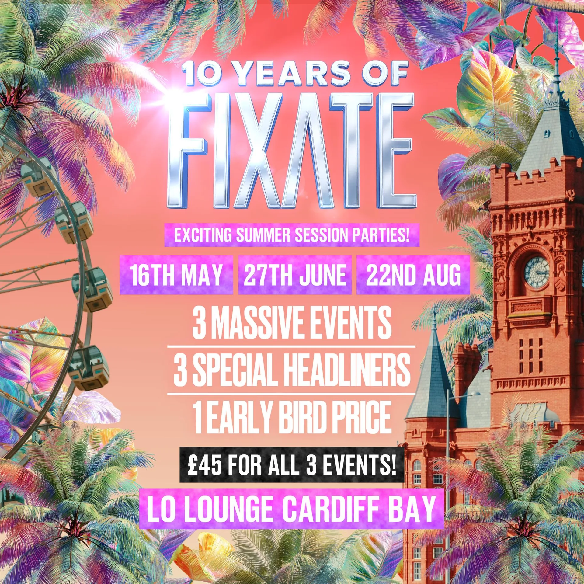 10 Years of Fixate - August Session at Lo Lounge