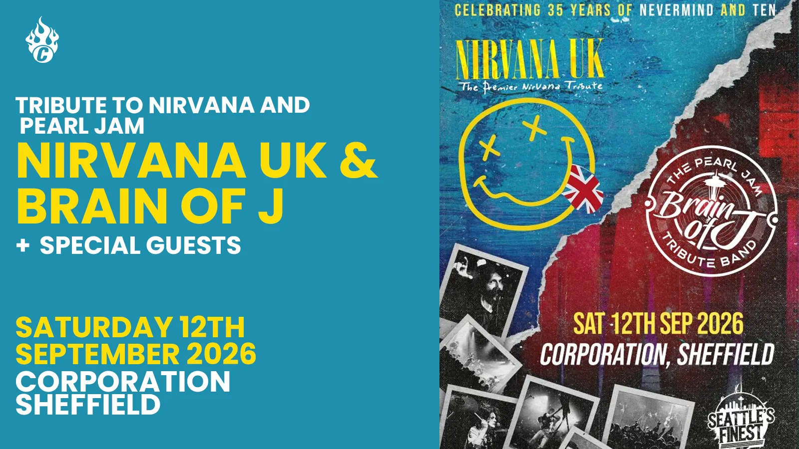 Seattle’s Finest | Nirvana UK & Brain of J at Corporation