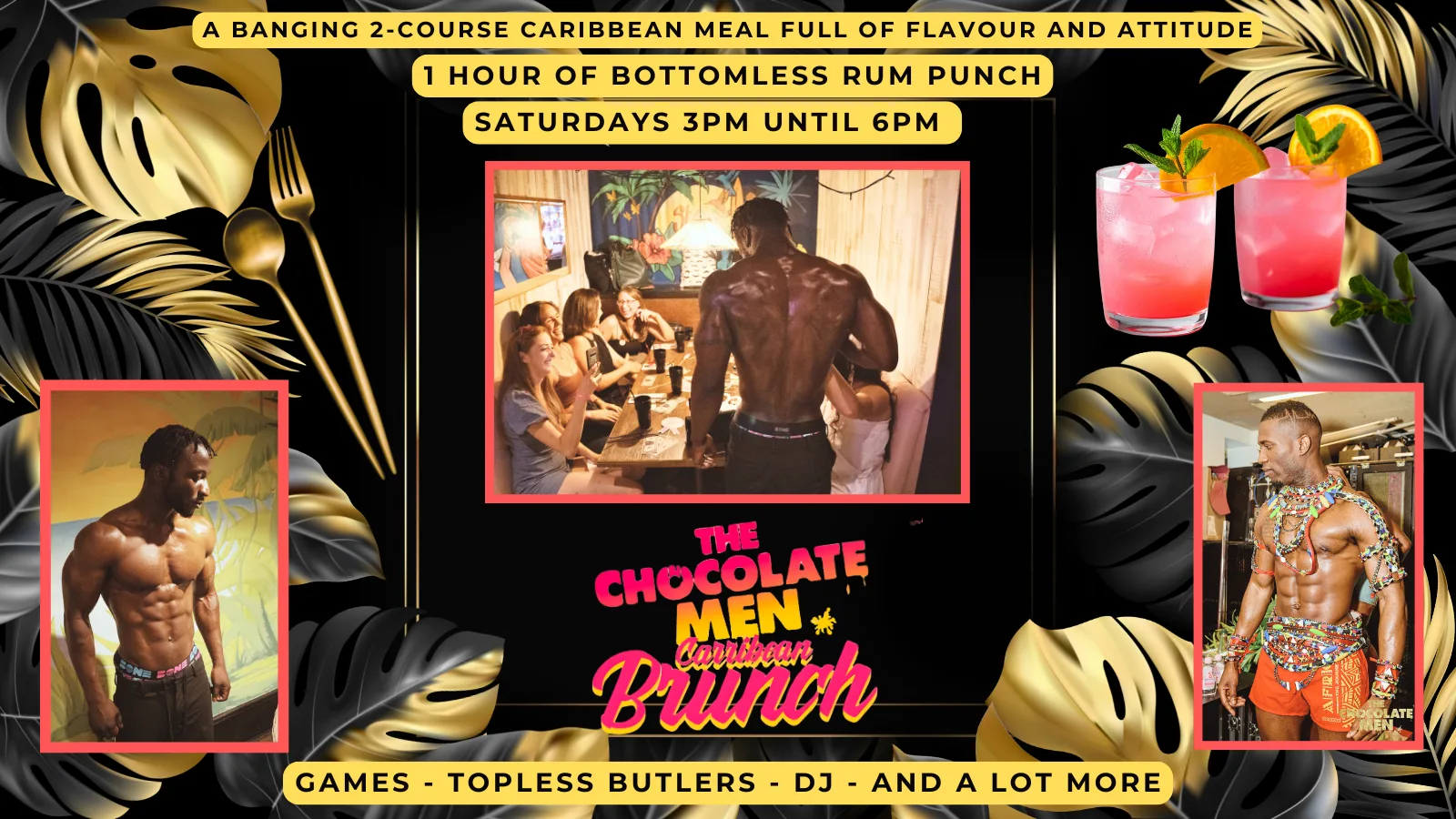 The Chocolate Men Bottomless Brunch at The Archway Tavern