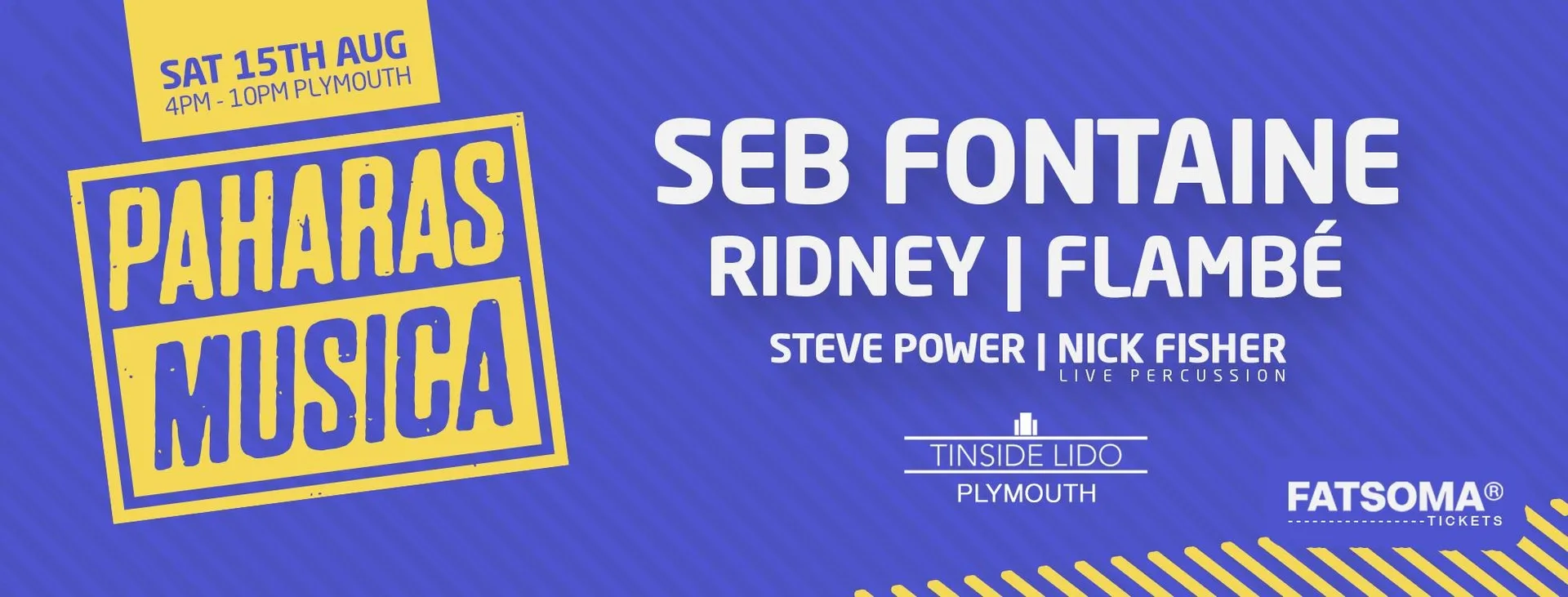 Paharas Musica X DancersHip // Seb Fontaine at Tinside Lido