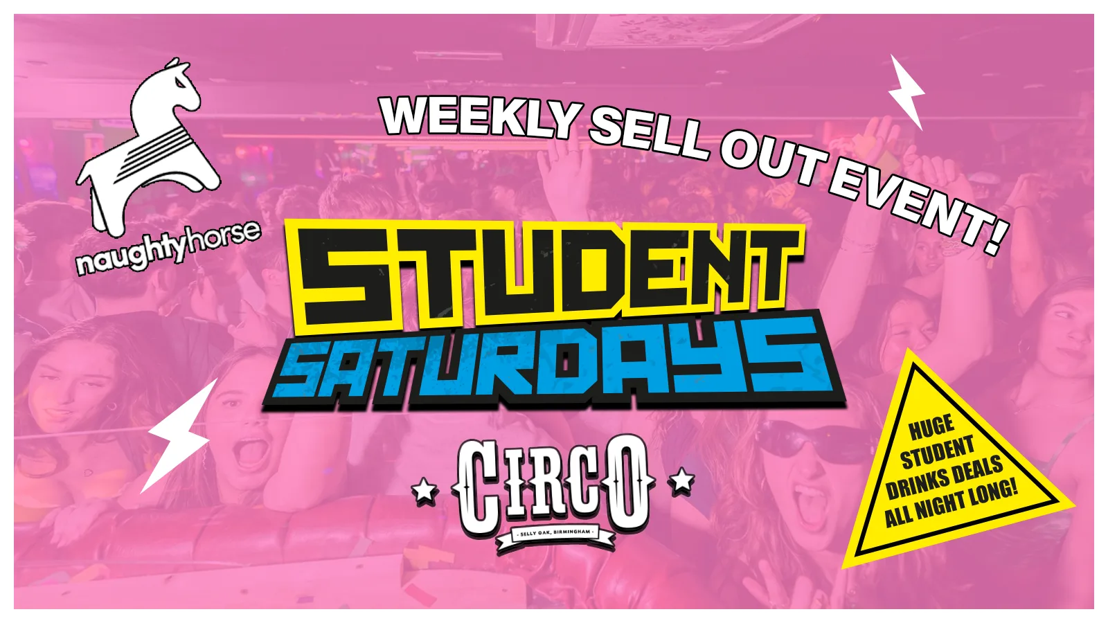 STUDENT SATURDAYS: RETURNERS ONLY [CIRCO] at Circo Student Bar Birmingham