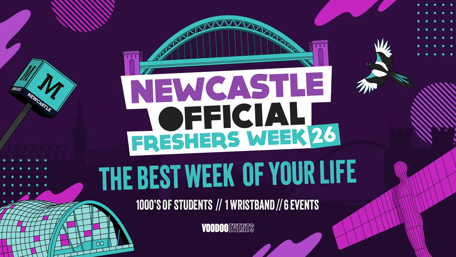 OFFICIAL FRESHERS WEEK '26 - NEWCASTLE at Voodoo Events Newcastle