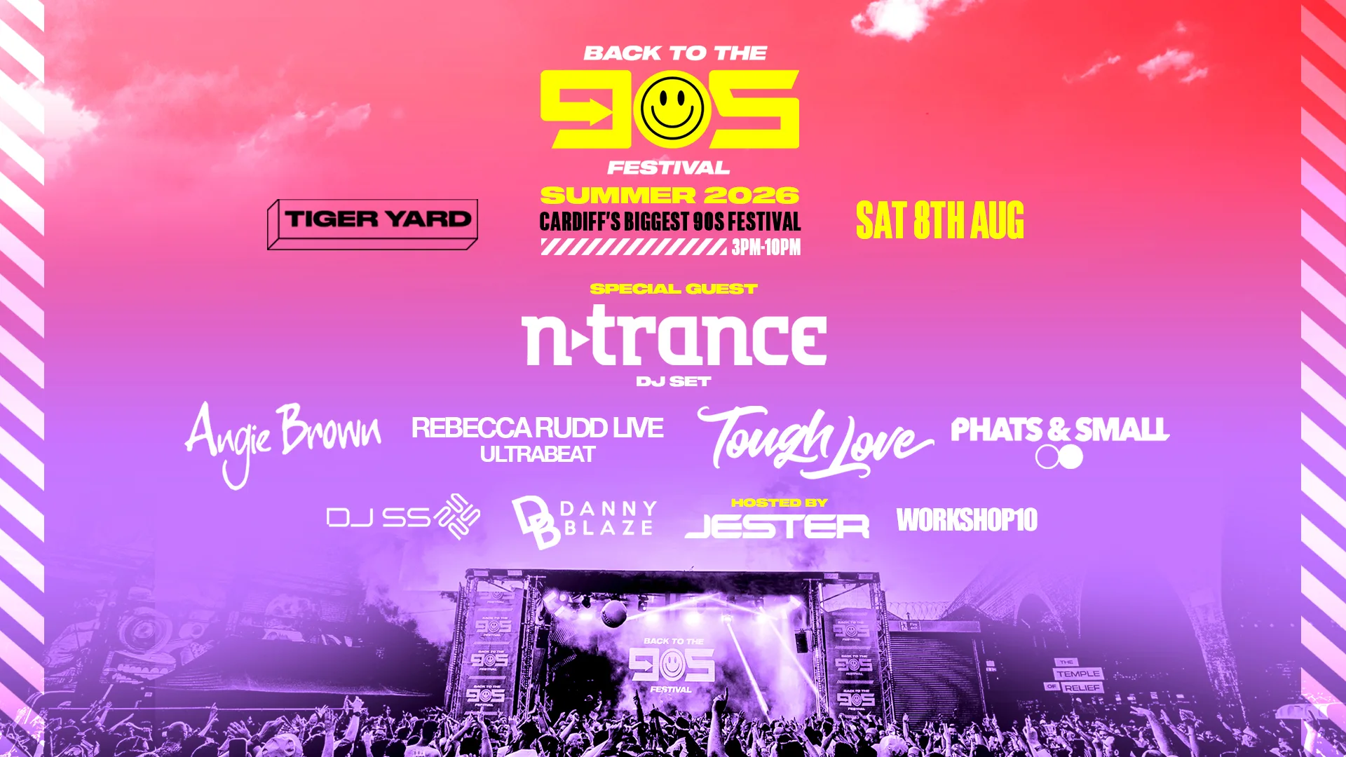 Summer 90s Dance Outdoor Daytime Festival Cardiff [85% SOLD OUT!] at Tiger Yard