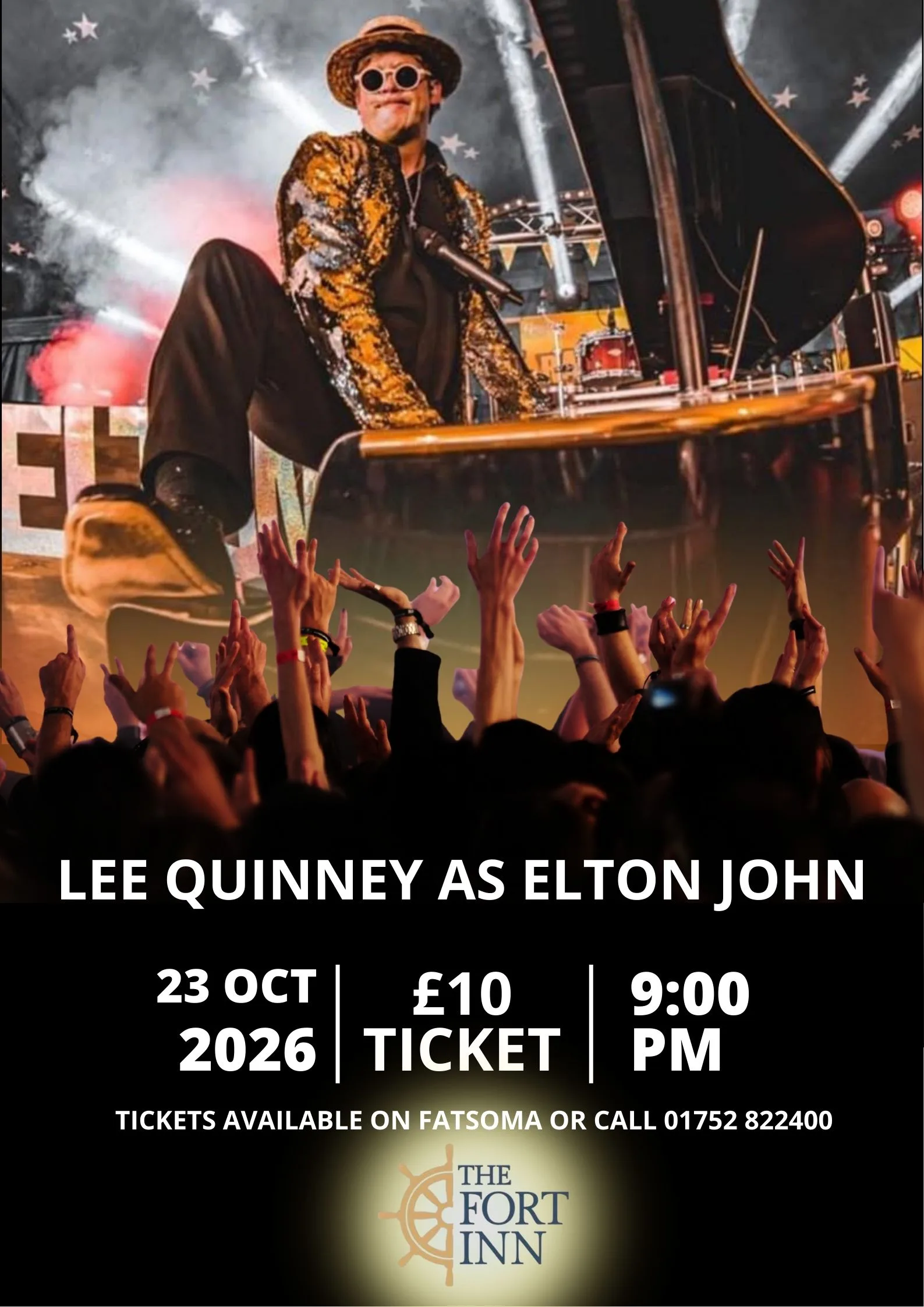 Lee Quinney as Elton John – Live at The Fort Inn at The Fort Inn Restaurant & Bar