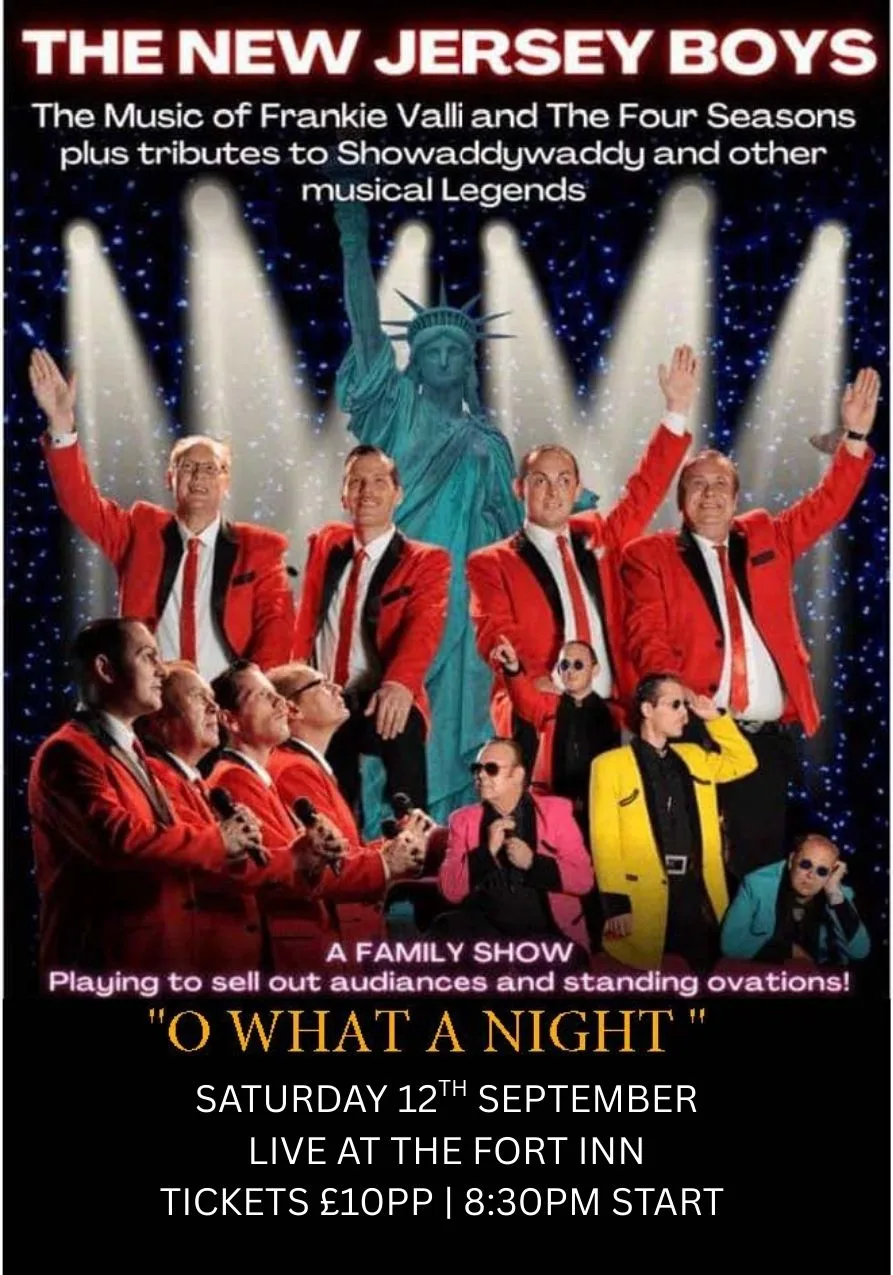🎤 The New Jersey Boys – Live at The Fort Inn at The Fort Inn Restaurant & Bar