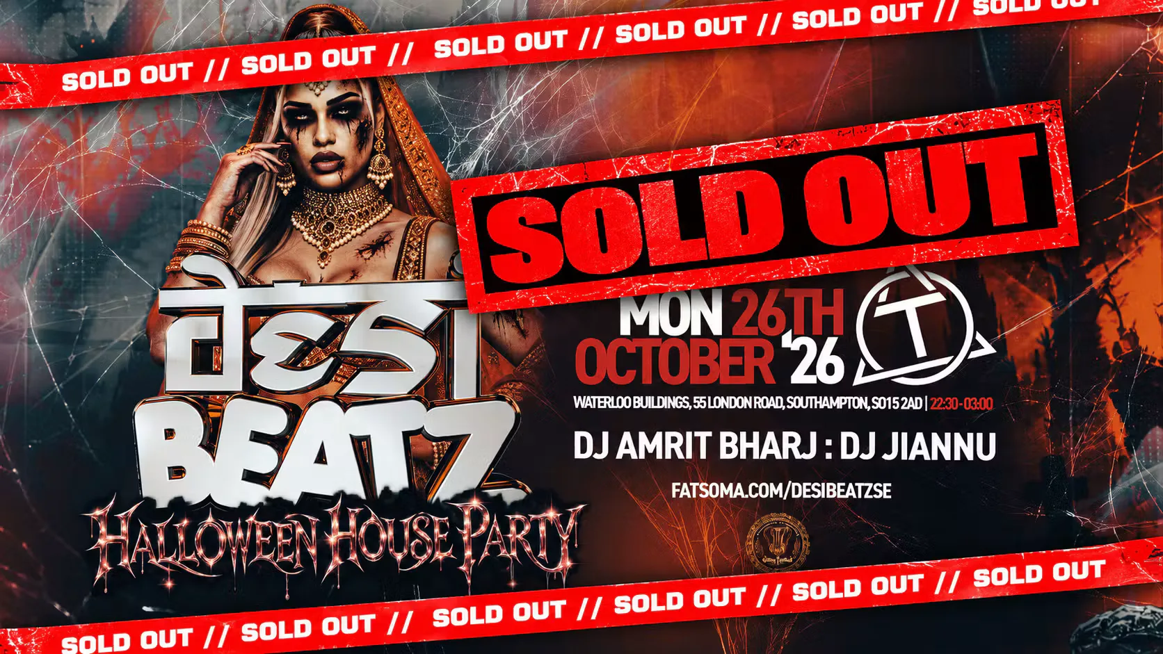 Southampton Punjabi Soc : HALLOWEEN HOUSE PARTY! at Trilogy Southampton