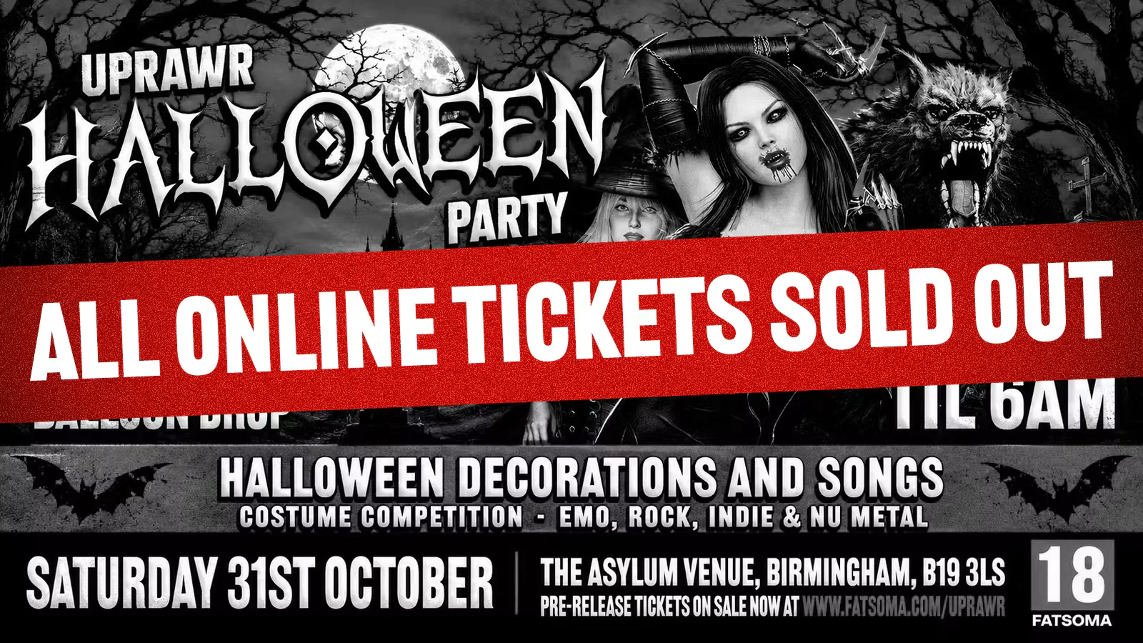 UPRAWR HALLOWEEN 2026 🎃 👻 🦇 🕸️ at Asylum