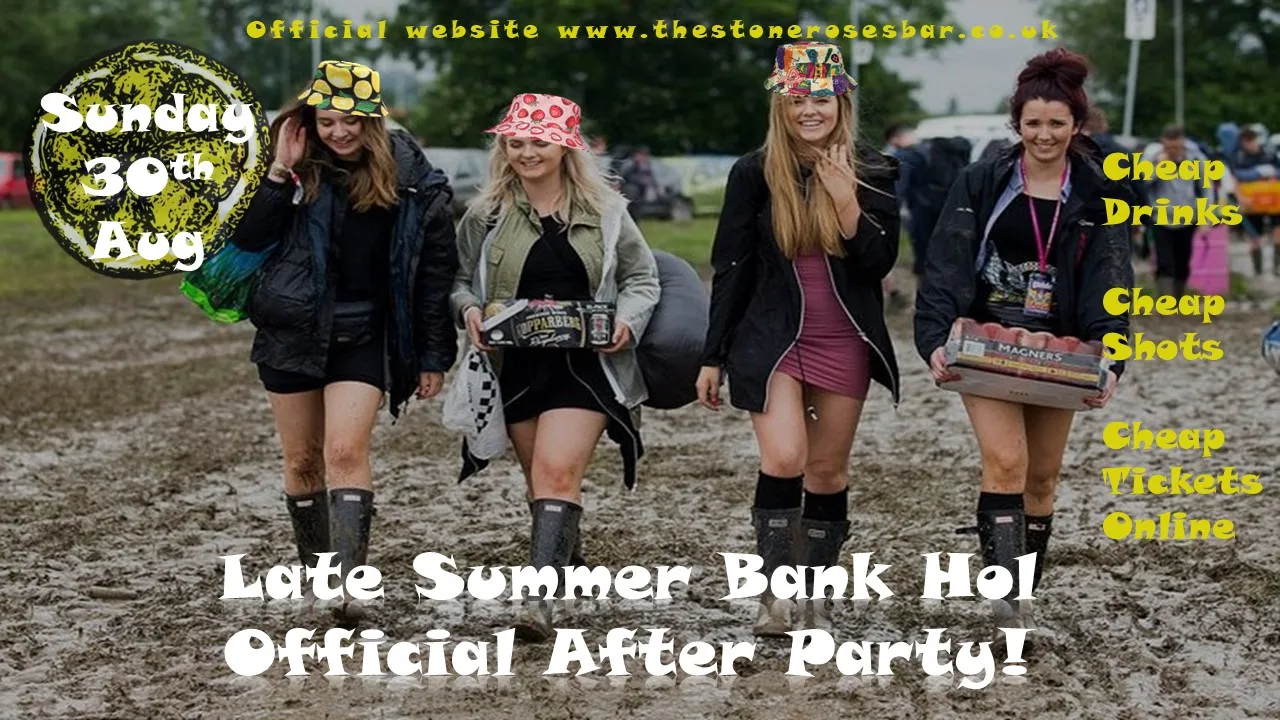 AUGUST BANK HOLIDAY at The Stone Roses Bar