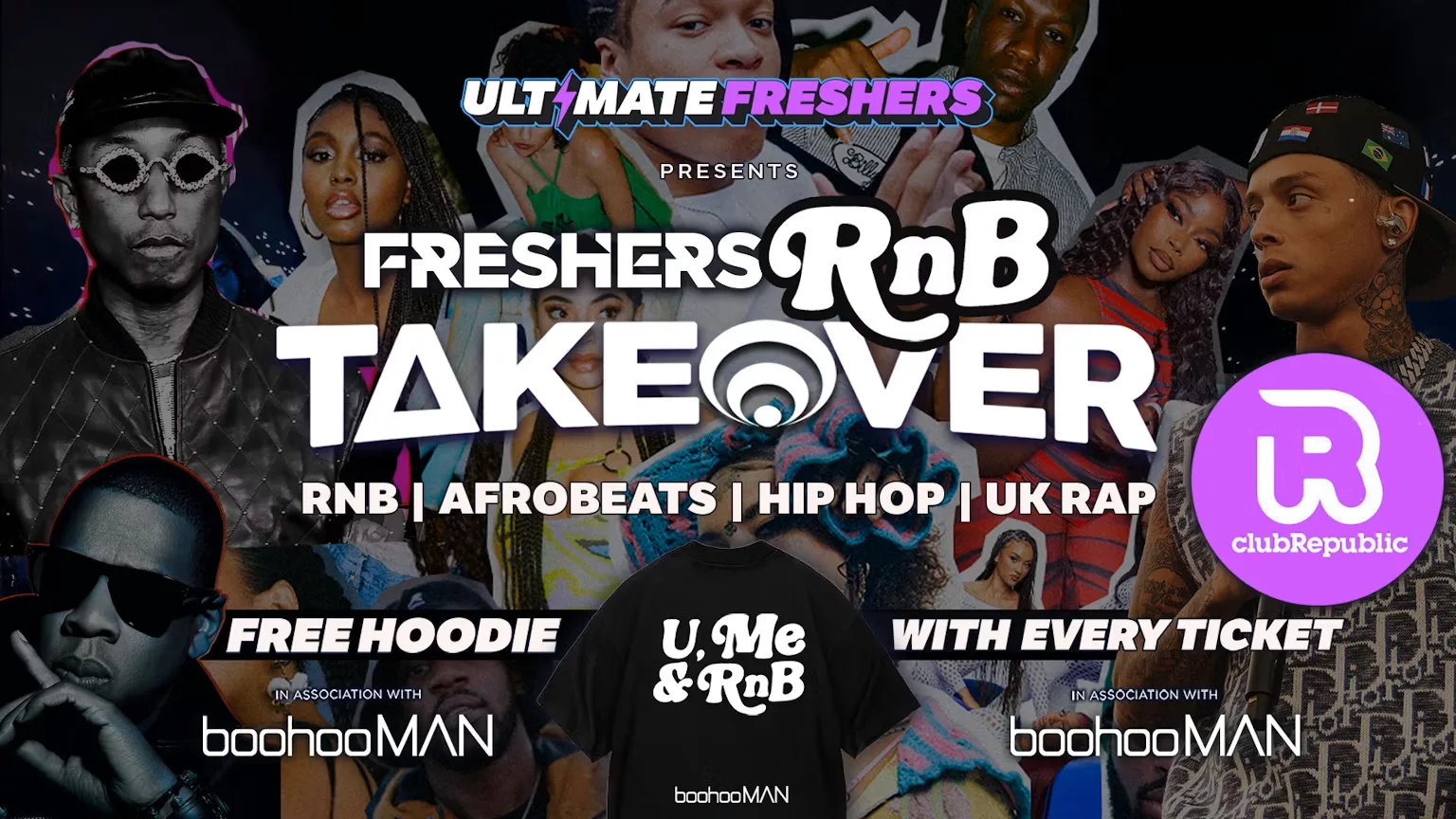 FRESHERS RNB TAKEOVER LEICESTER 2026 ⚡️ Sold Out 15 years Running! 👕 FREE T-Shirt with Every Ticket! at Club Republic