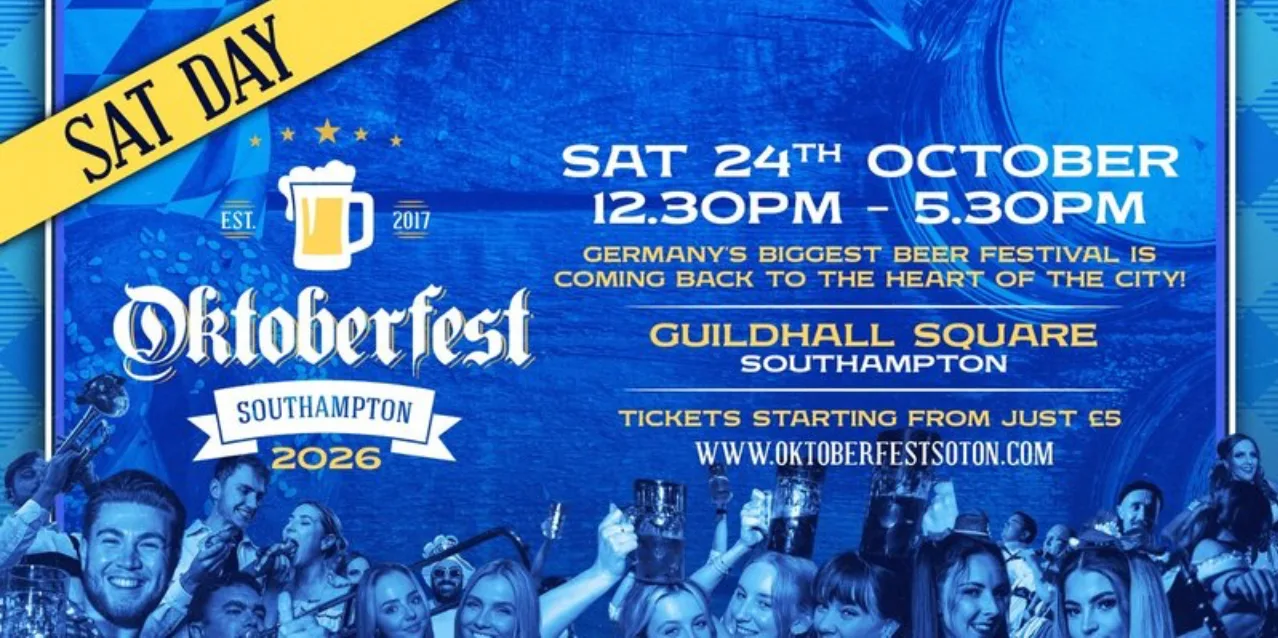 Oktoberfest Southampton Saturday 24th October 2026 (Day Session) at Guildhall square