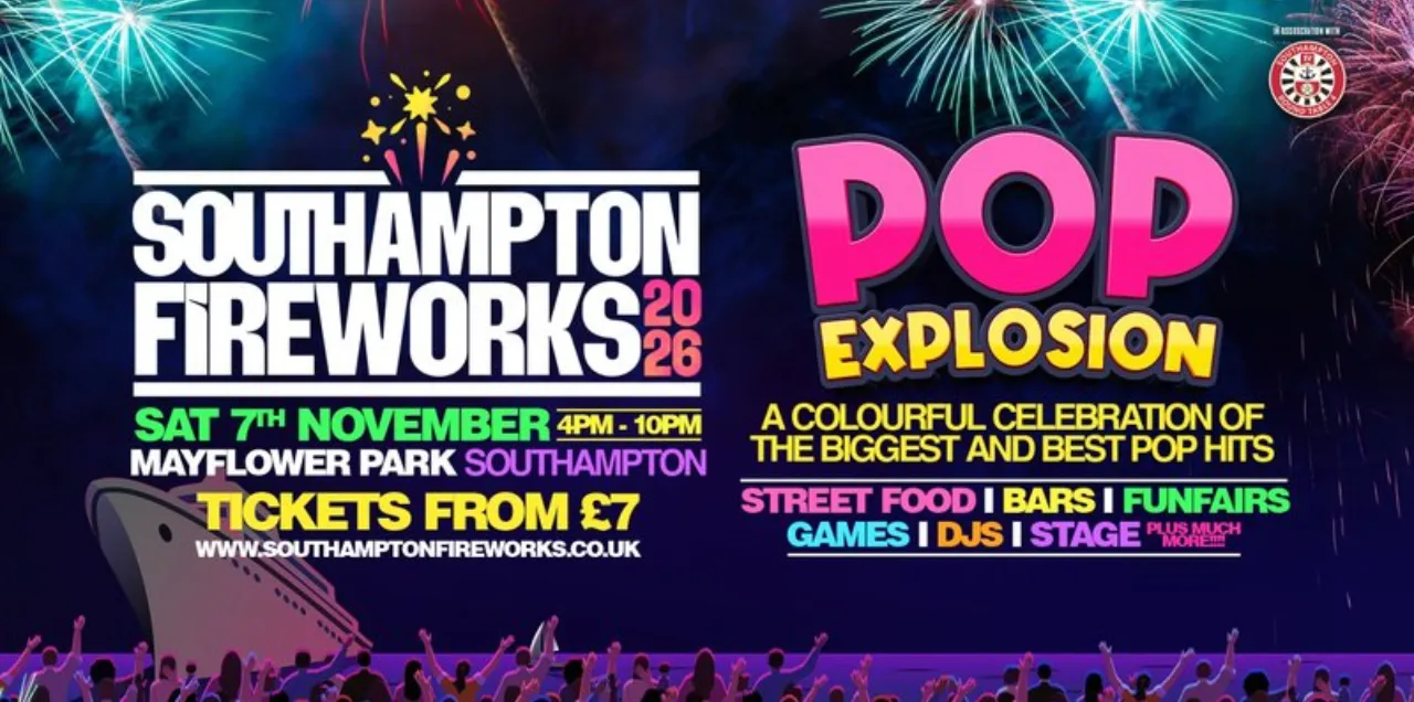 Southampton Fireworks 2026 – The POP EXPLOSION!