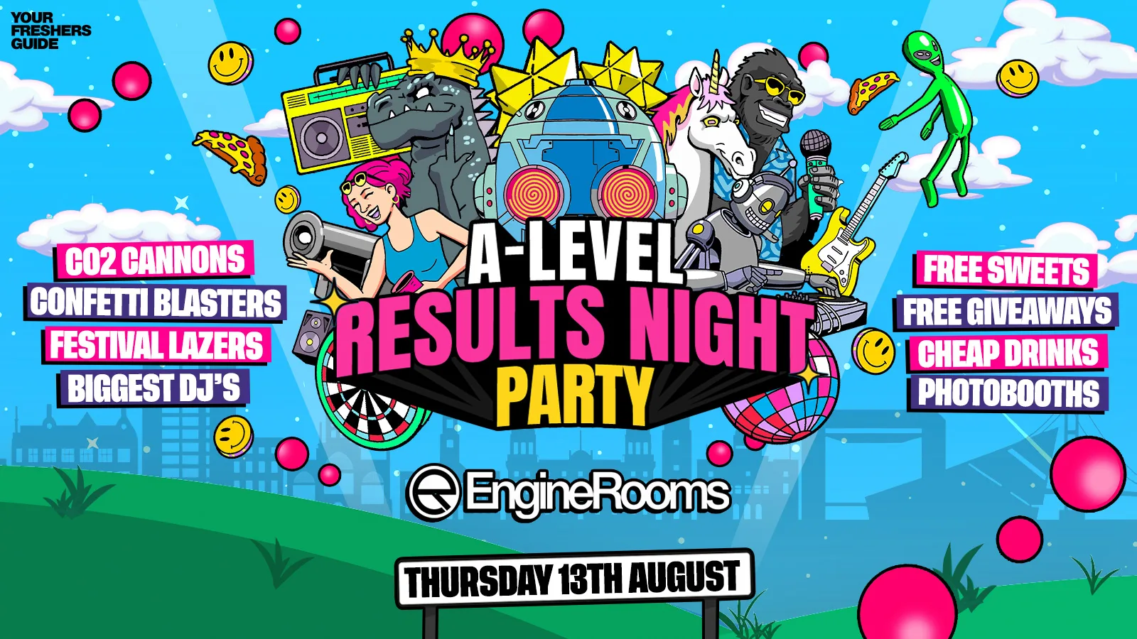 A-Level Results Night 2026 @ Engine Rooms! - First 50 Tickets FREE! at EngineRooms Southampton