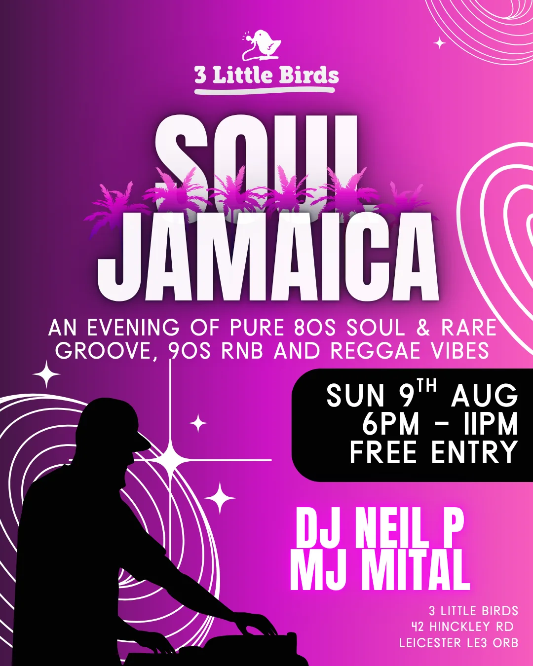 Soul Jamaica at 3 little birds