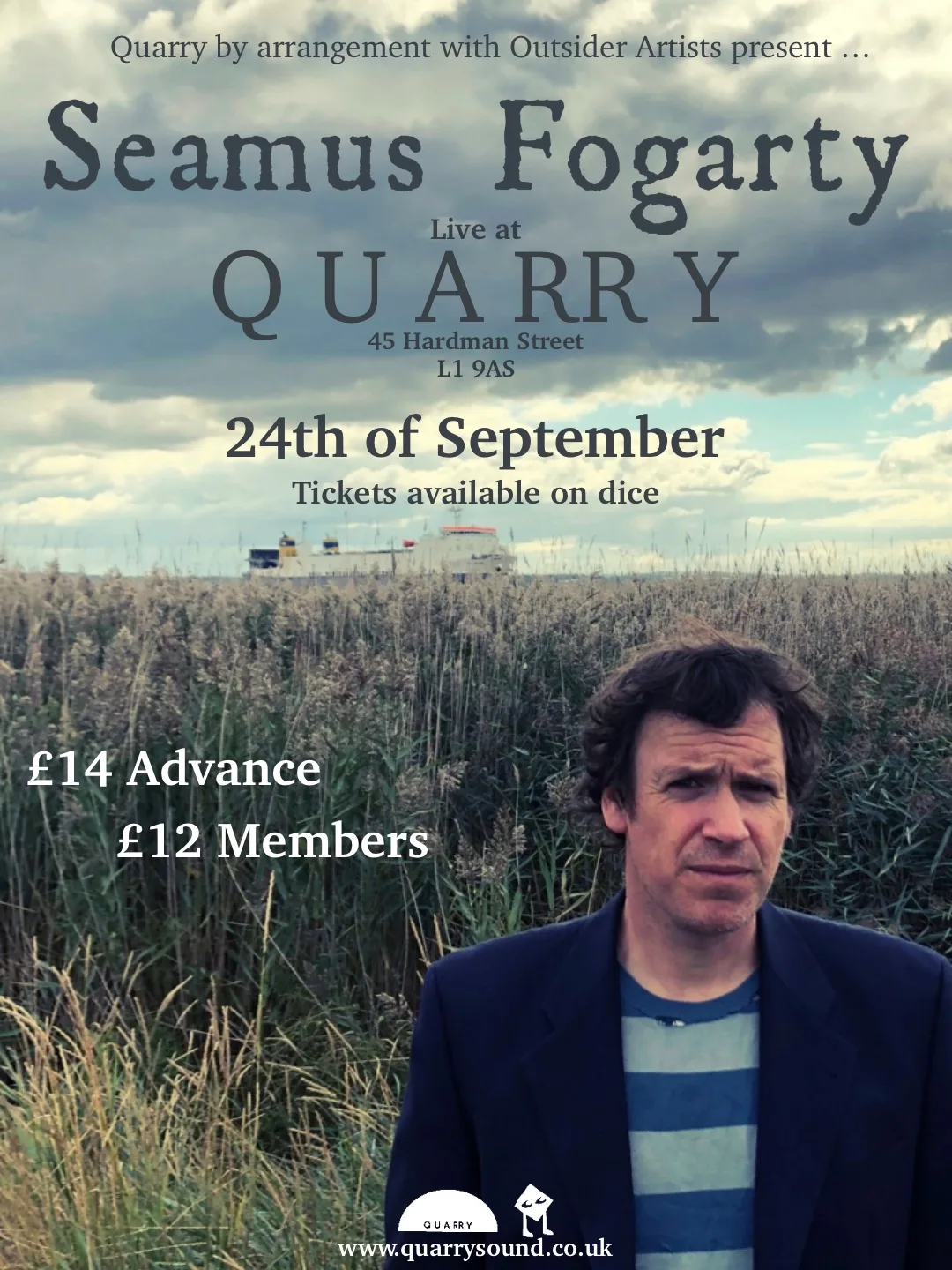 Seamus Fogarty + Special Guests at Quarry