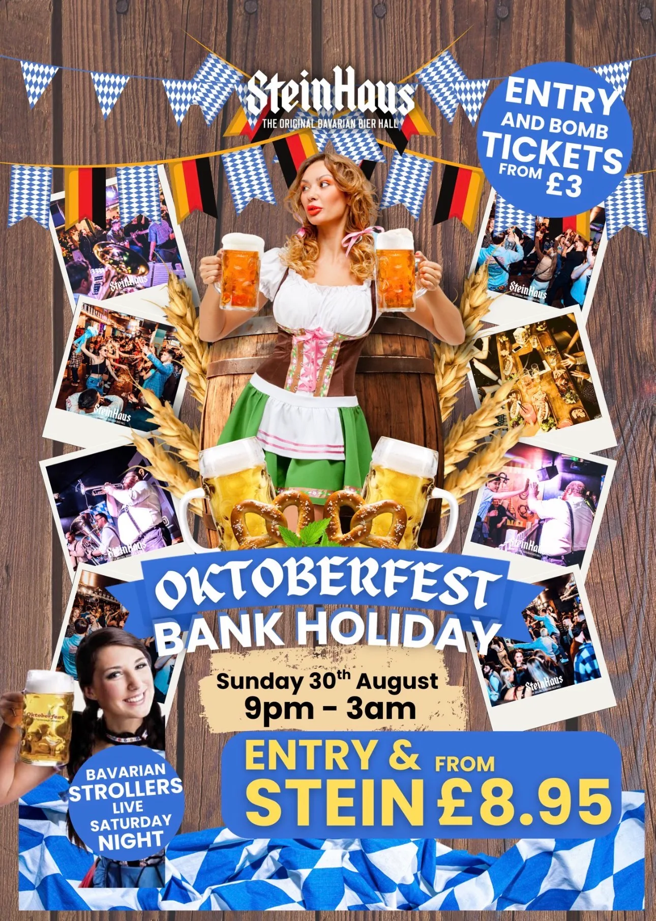 BANK HOLIDAY SUNDAY @ STEINHAUS at Stein Haus