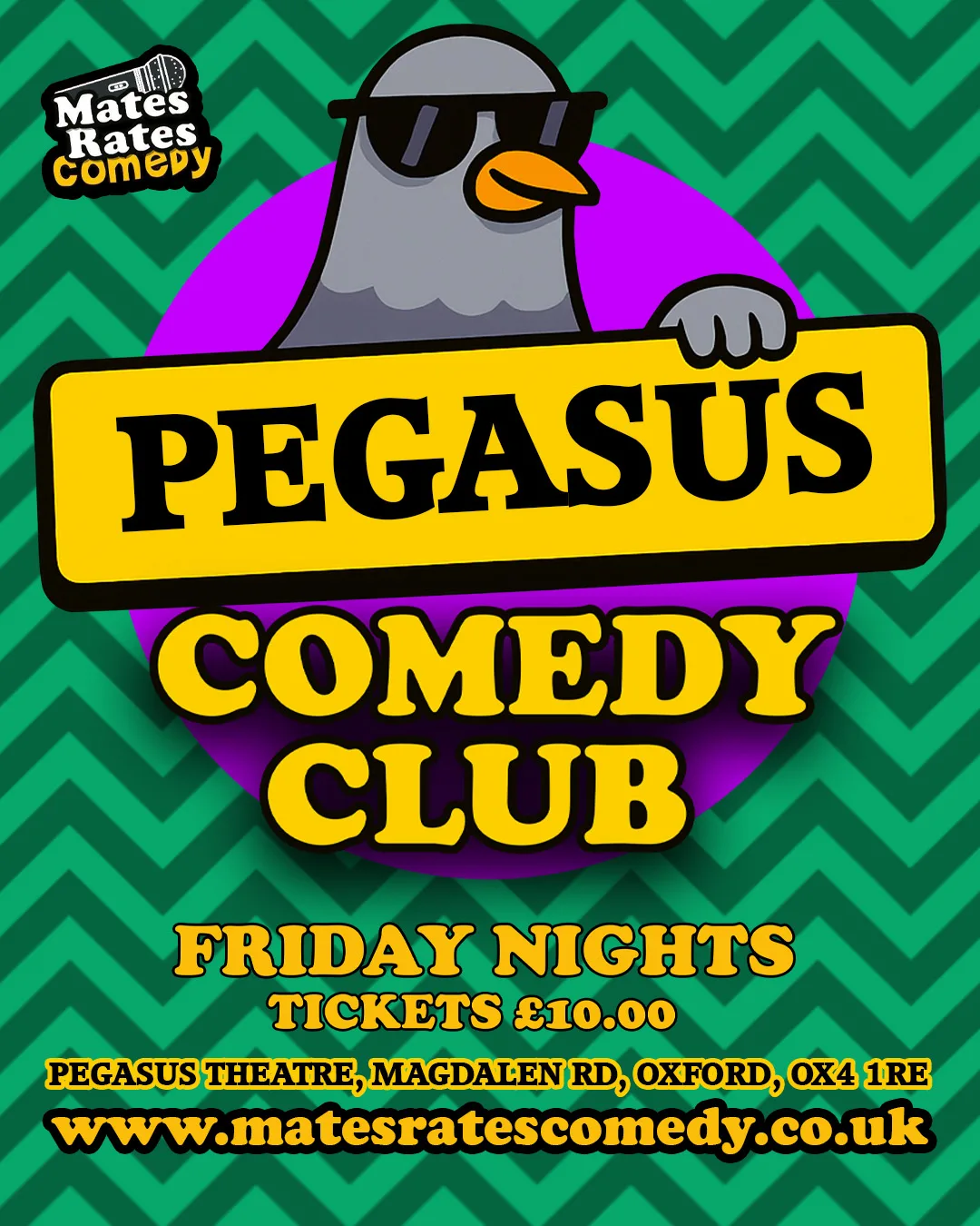 Pegasus Comedy Club: October 30 at Pegasus