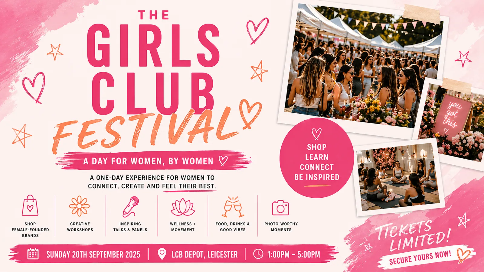 THE GIRLS CLUB FESTIVAL✨🛍️🎤 at LCB Depot